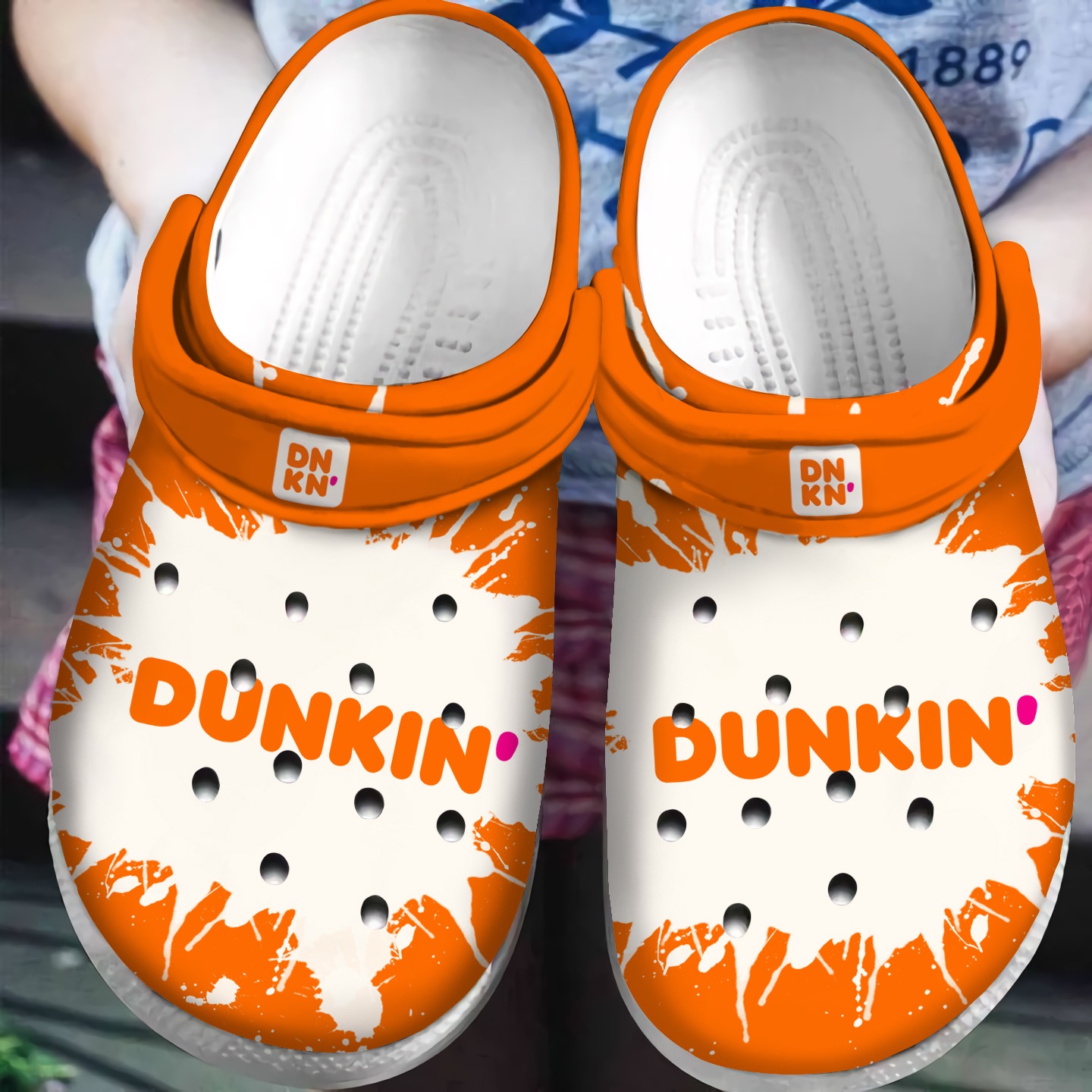 Dunkin' donuts crocs crocband clog