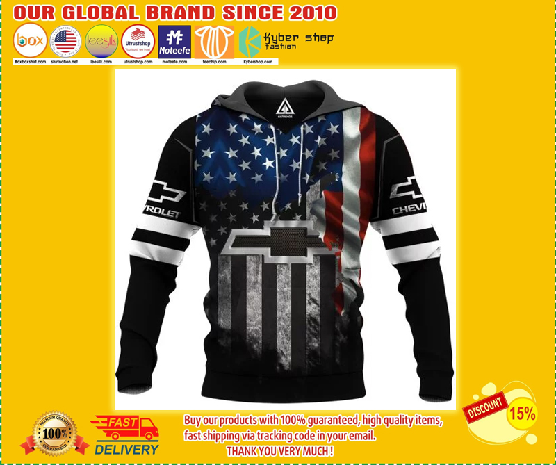 Chevrolet American Flag 3D hoodie – LIMITED EDITION