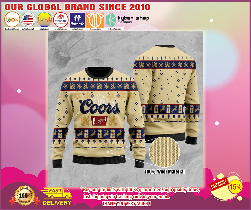 Coors banquet sweatshirt sweater – LIMITED EDITION