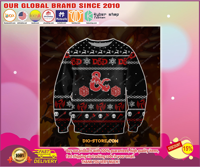 Dungeons and Dragons Christmas sweatshirt sweater  – LIMITED EDITION