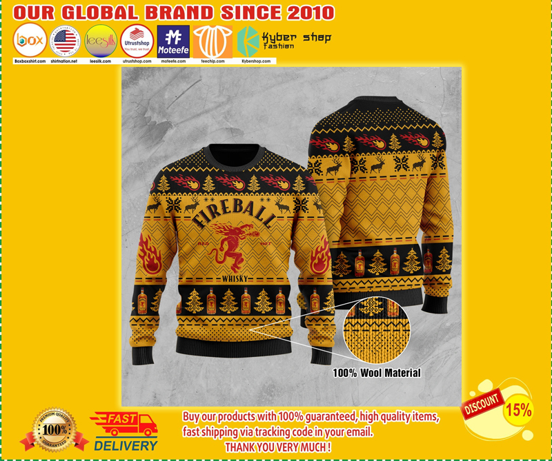 Fireball whisky sweatshirt sweater – LIMITED EDITION