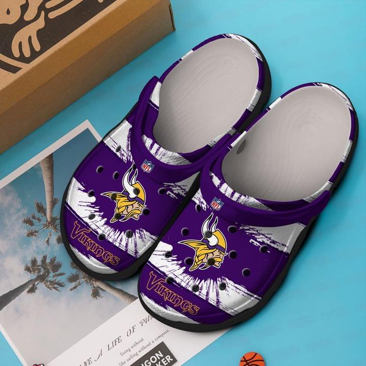 Minnesota Vikings rocband crocs shoes - LIMITED EDITION ...