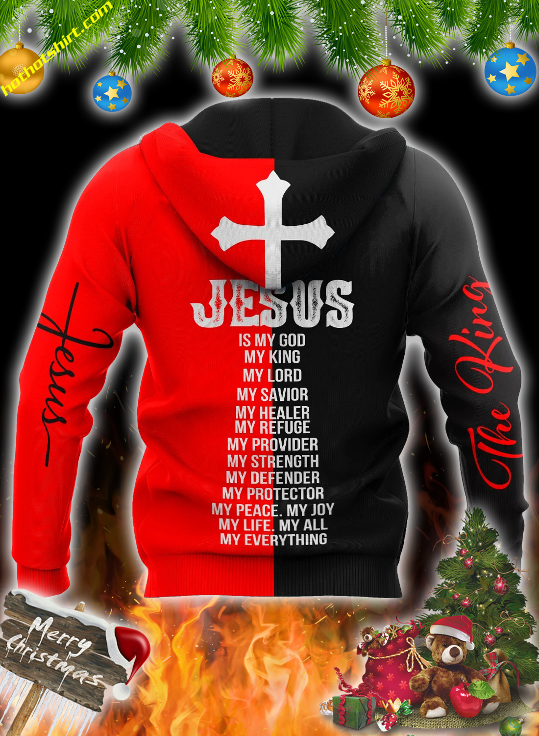 Peronalized custom name Jesus child of god 3d all over printed hoodie and shirt 2