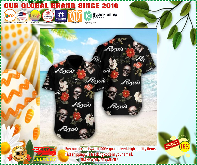 Poison band hawaiian shirt – LIMITED EDITION BBS