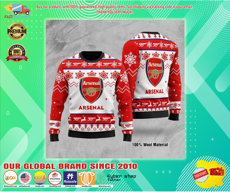 Arsenal ugly christmas sweater – BBS