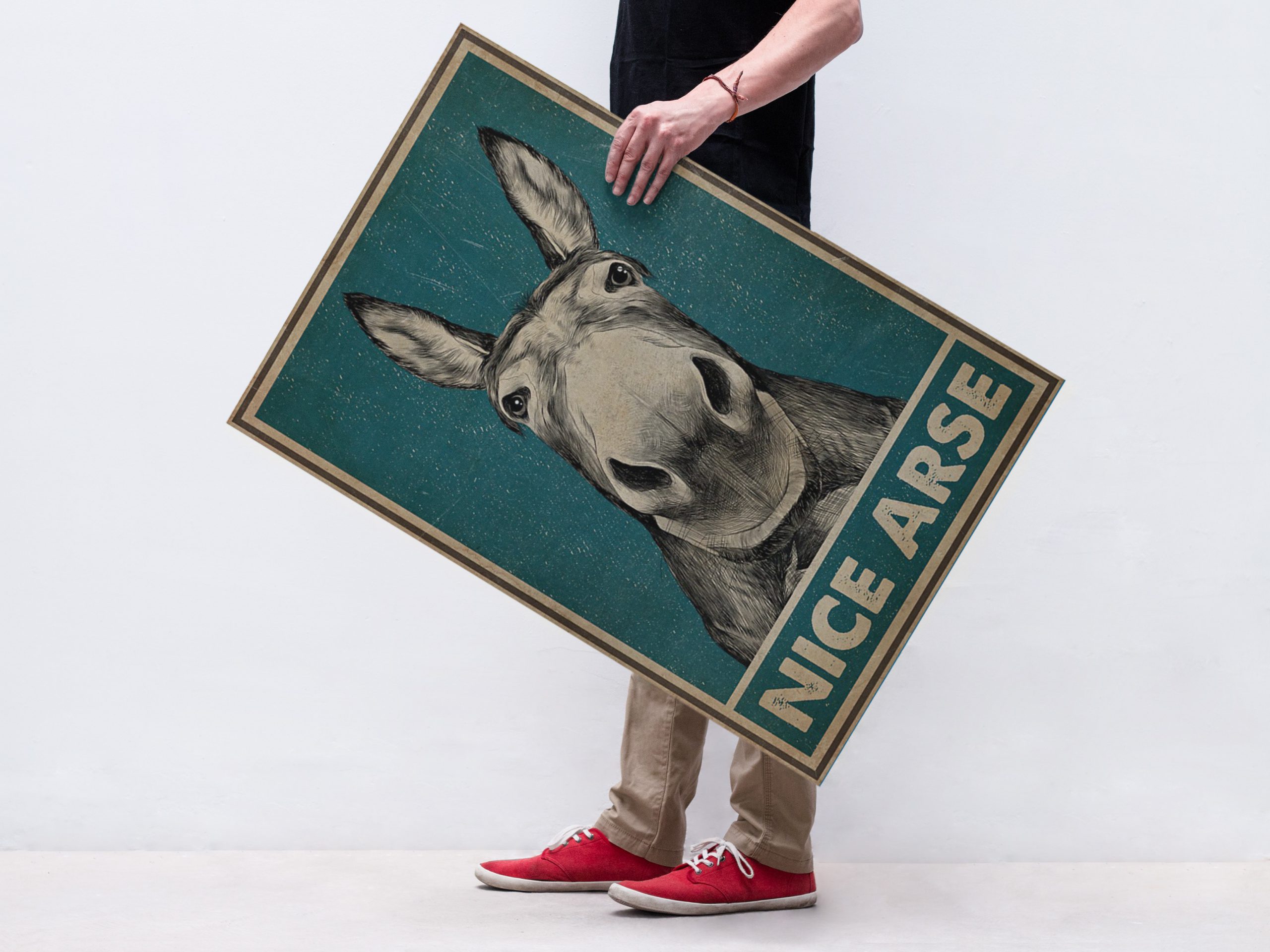 Donkey nice arse poster 1