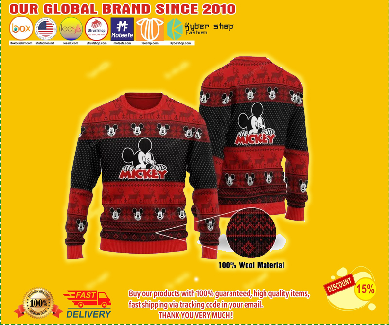 Mickey mouse ugly christmas sweater – BBS