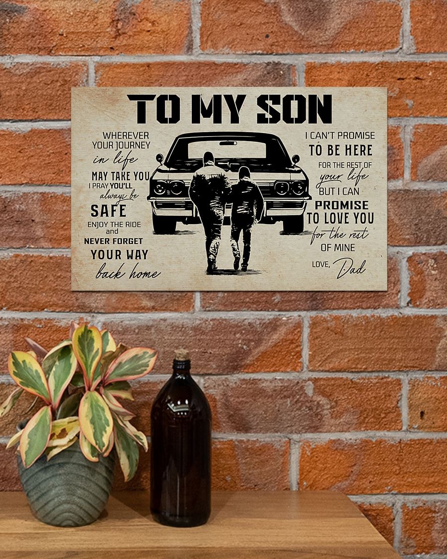 To my son I can’t promise to be here poster – BBS