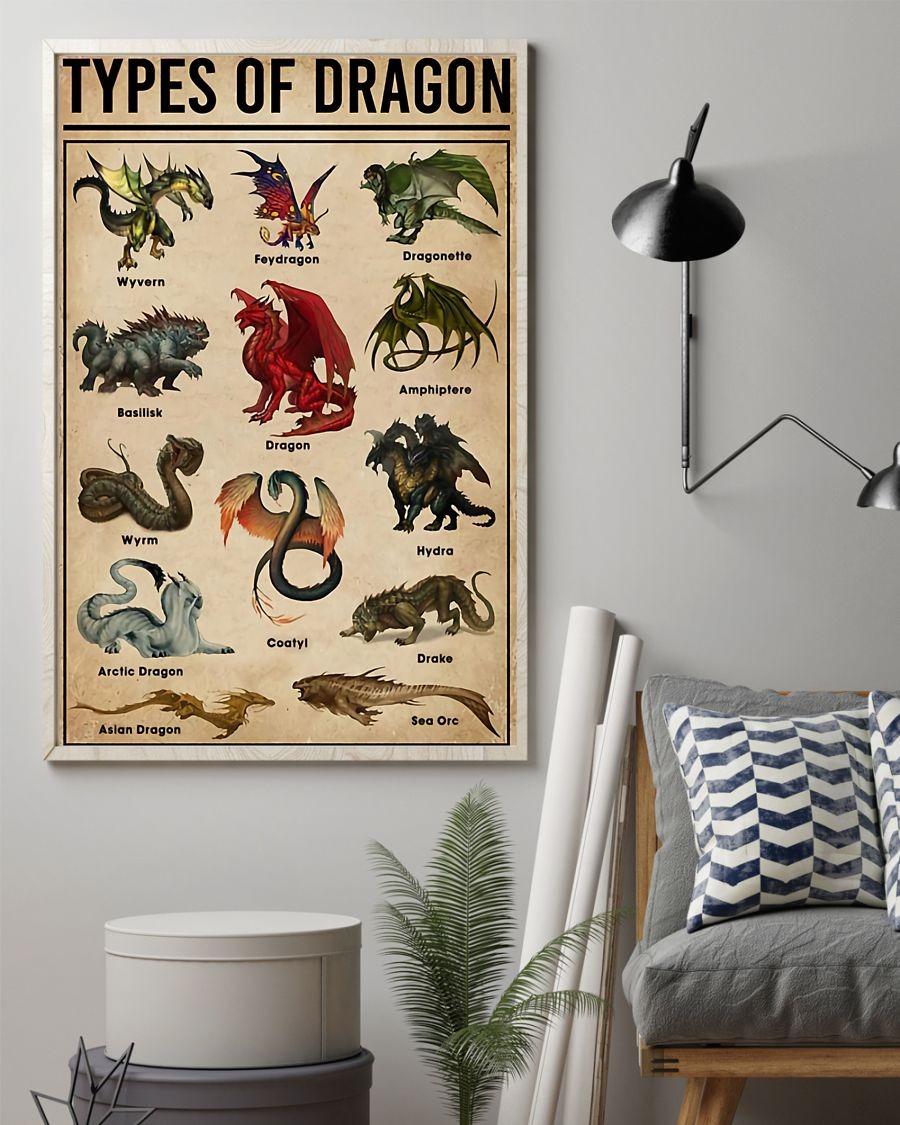 Types of dragon poster - BBS 2
