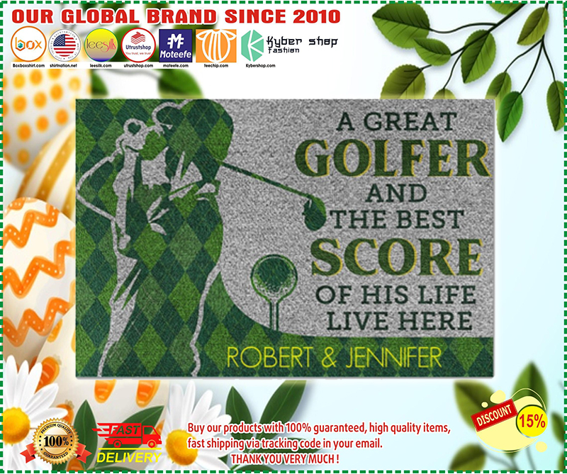 A great golfer and the best score of his life live here doormat – BBS