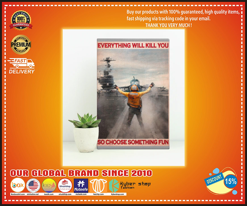 Aircraft Marshalling everything will kill you so choose something fun poster – BBS