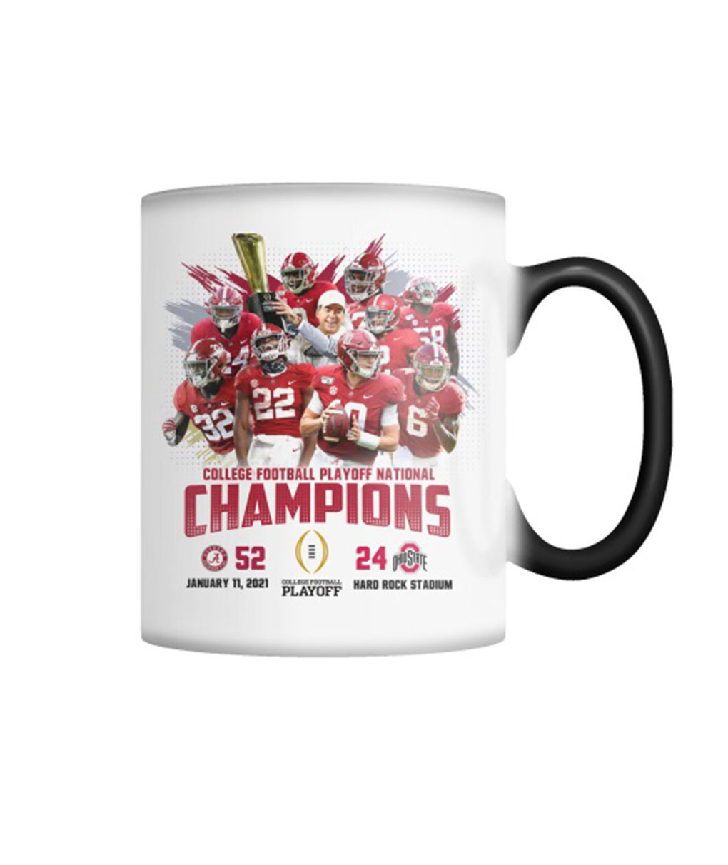 Alabama Crimson Tide College football playoff national champions mug