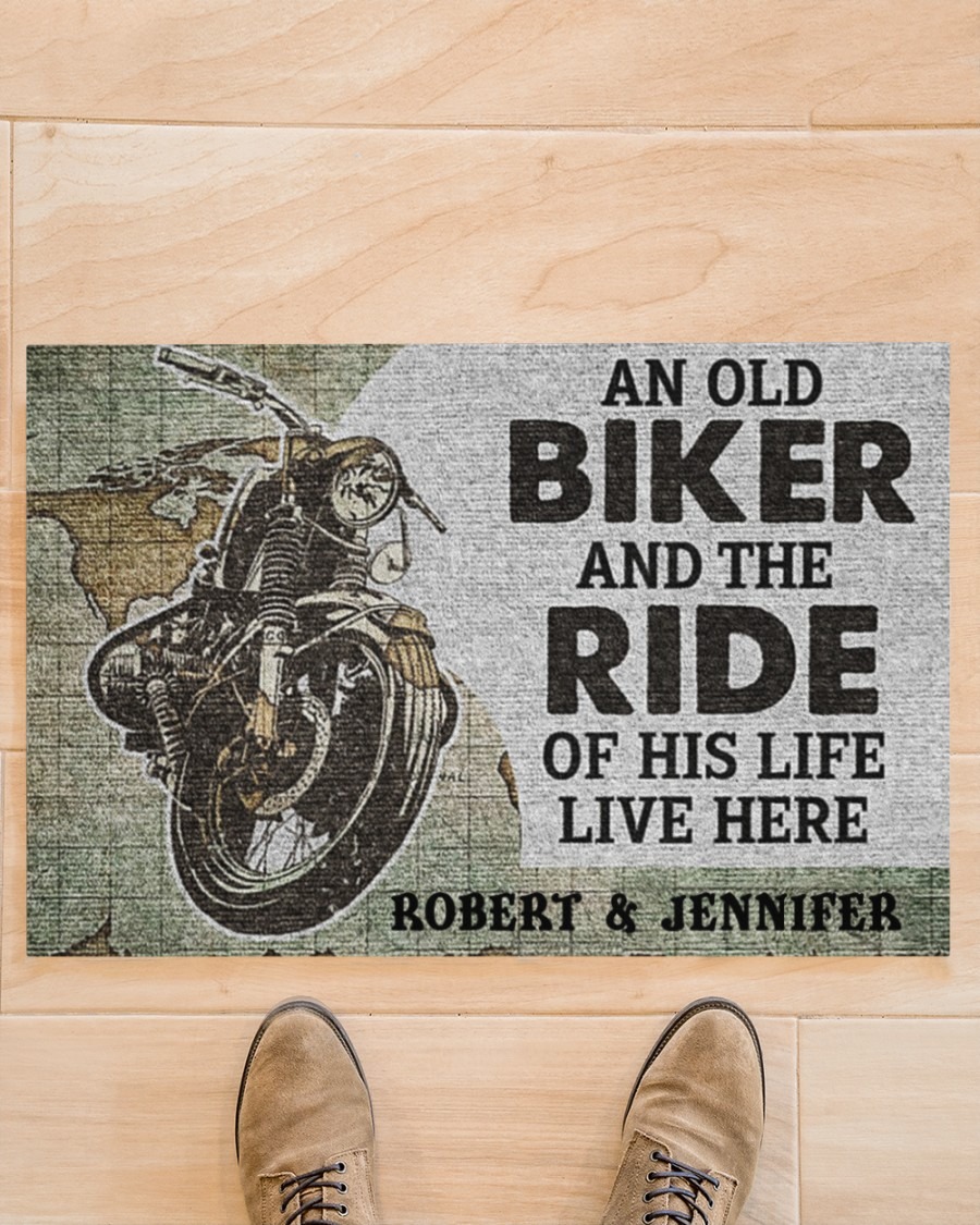An old biker and the ride of his life live here doormat - BBS 2