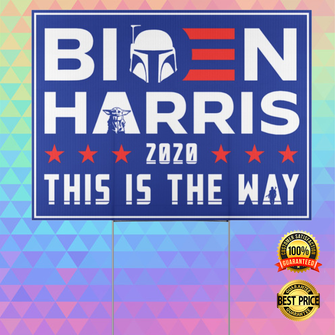 Biden Harris 2020 This Is Thet Way Yarn Sign