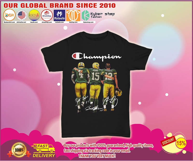 Champion Green Bay Packers favre starr rodgers shirt – LIMITED EDITION BBS