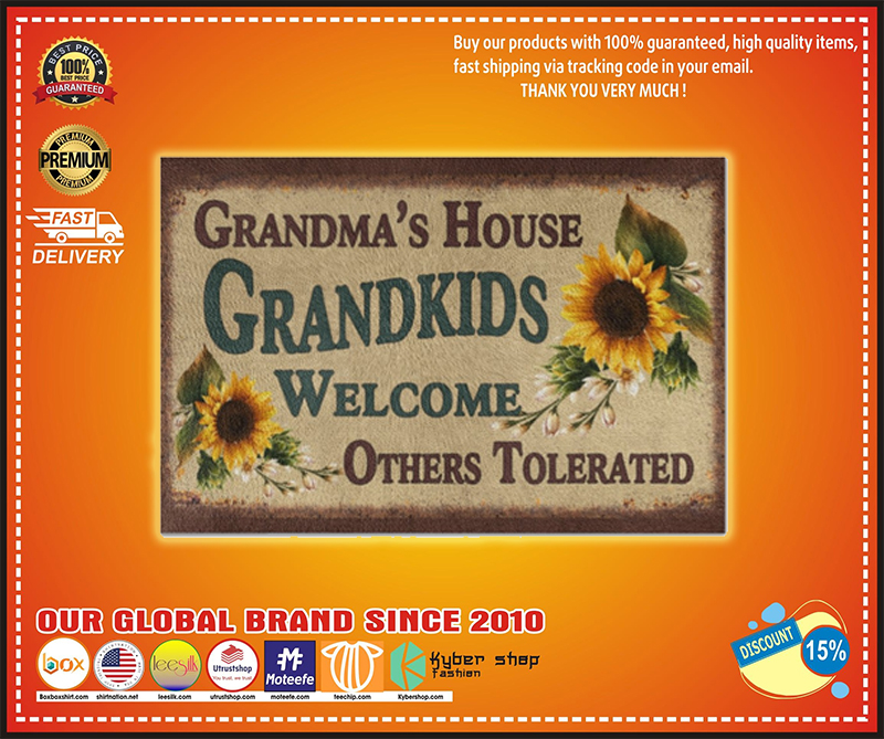 Grandma’s house grandkids welcome doormat – BBS