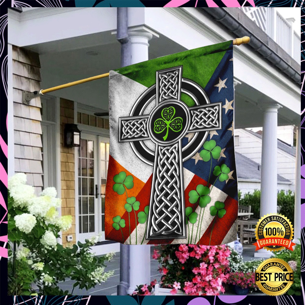 Irish Celtic Knot Cross flag2