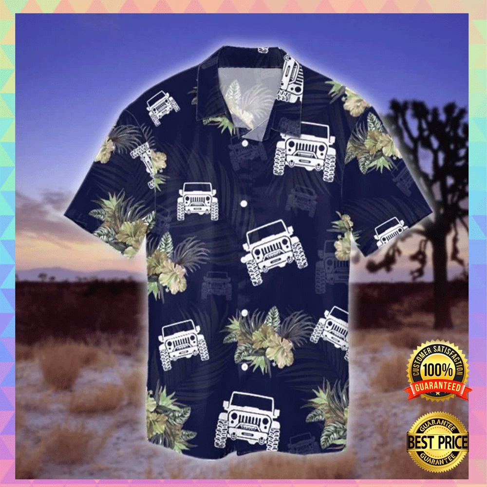Jeep Tropical Hawaiian Shirt