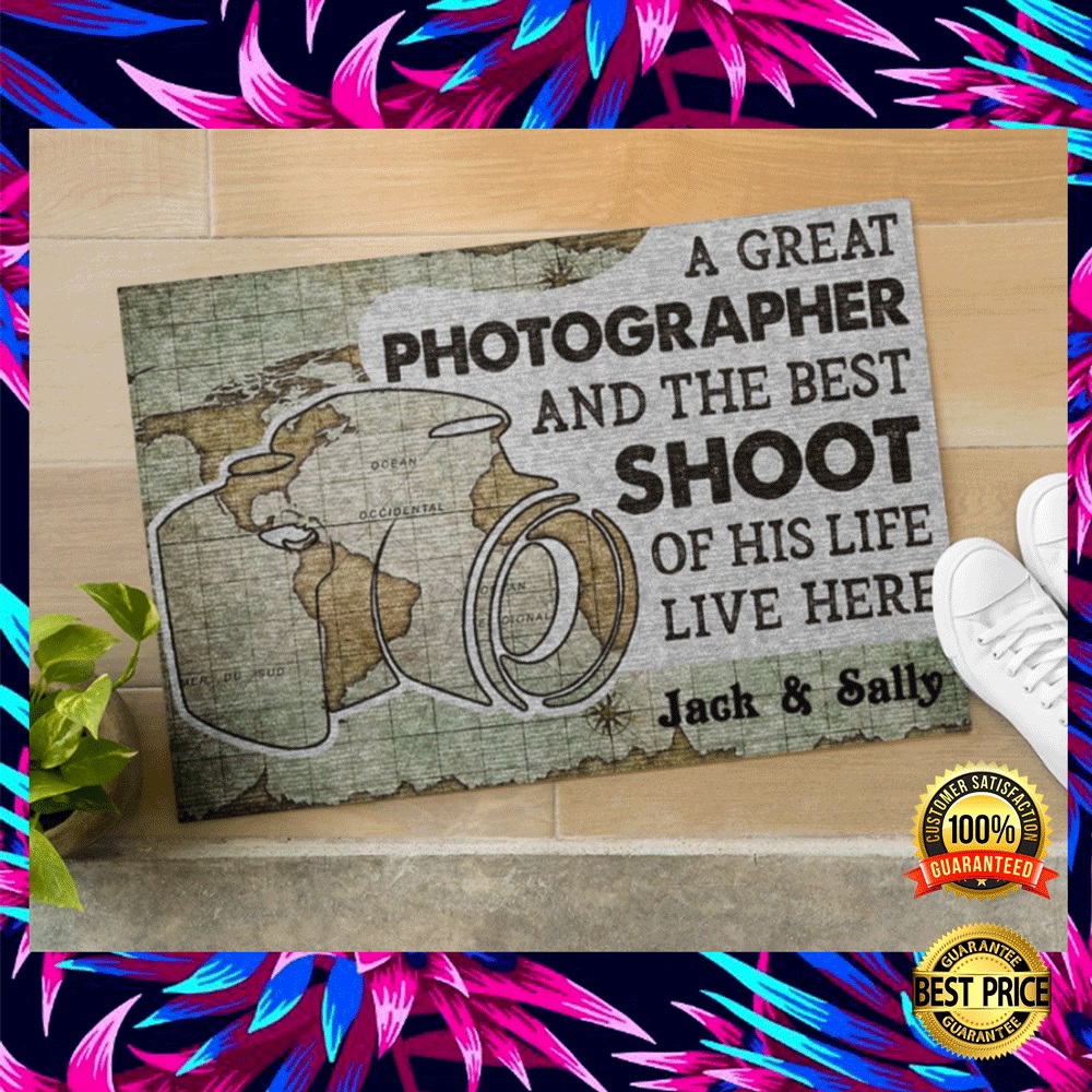 Personalized a great photographer and the best shoot of his life live here doormat 1