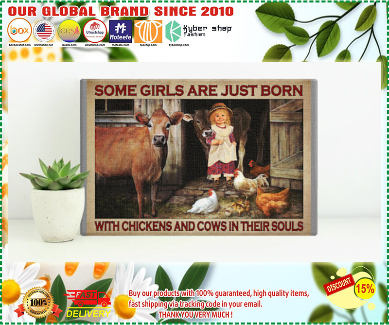 Some girls are just born with chickens and cows in their souls poster – BBS