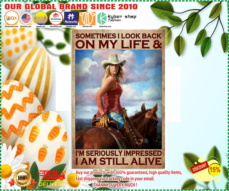 Sometimes I look back on my life and I’m seriously impressed I am still alive poster – BBS