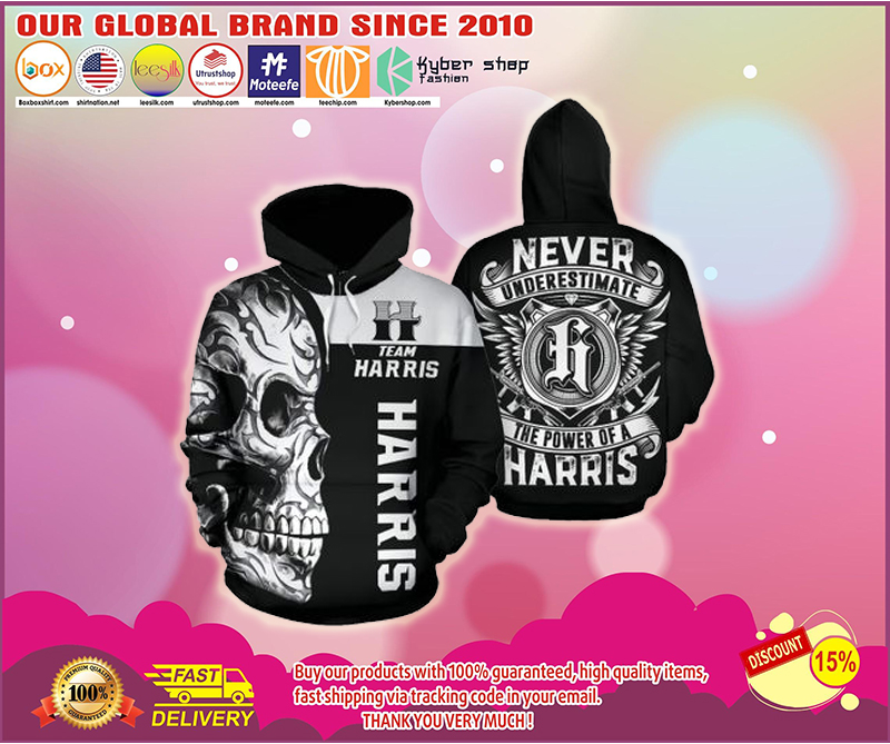 Team Harris never underestimate the power of a Harris 3d hoodie – BBS