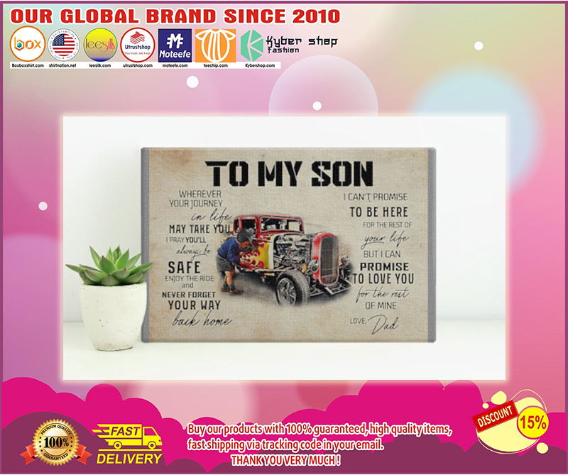 Truck To my son wherever your journey in life poster - BBS 2