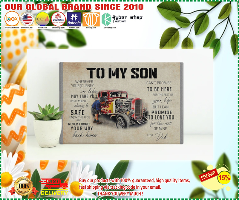 Truck To my son wherever your journey in life poster - BBS 1