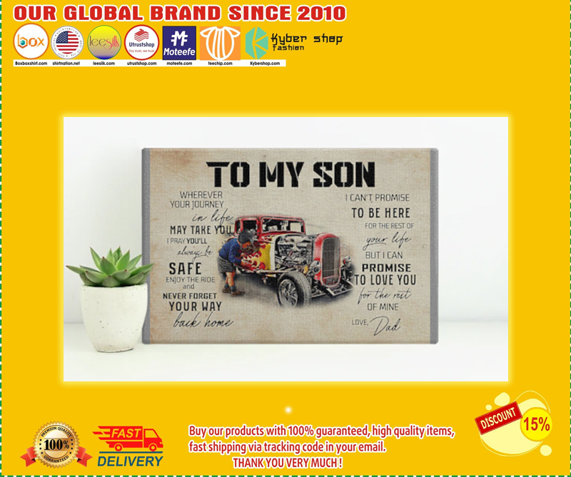 Truck To my son wherever your journey in life poster – BBS