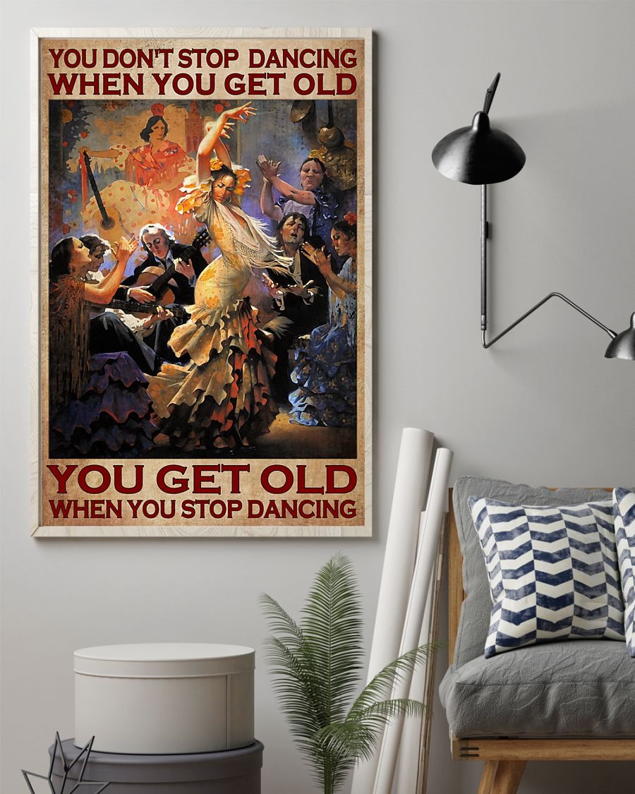 You don't stop dancing when you get old poster - BBS 2