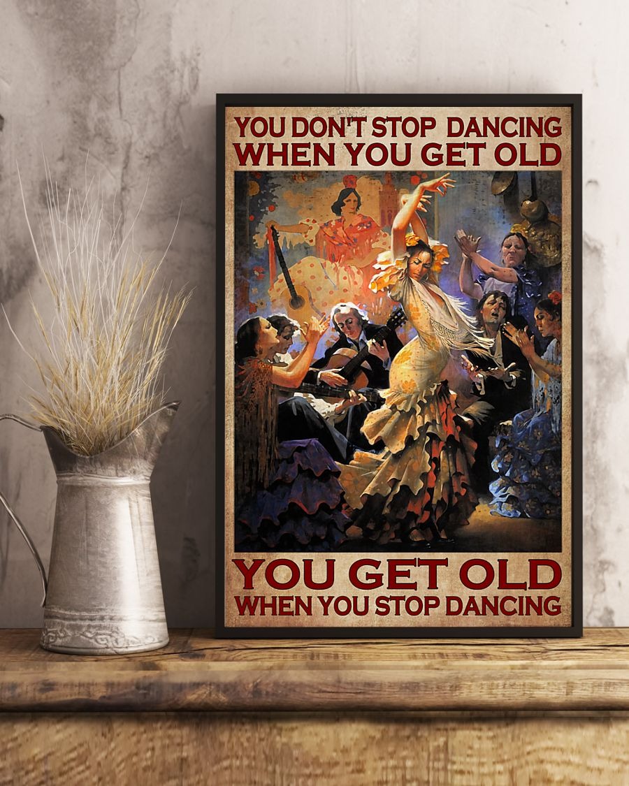 You don't stop dancing when you get old poster - BBS 1