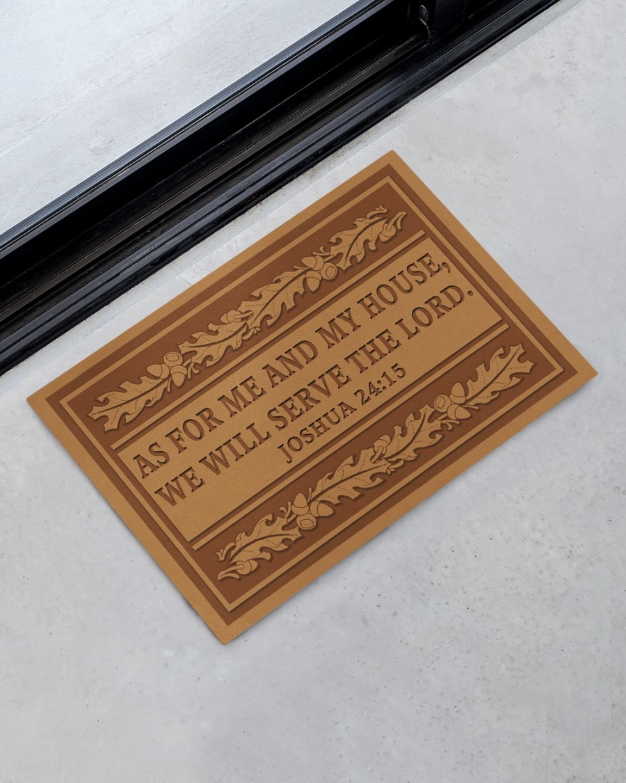 As for me and my house we will serve the lord doormat – LIMITED EDITION BBS