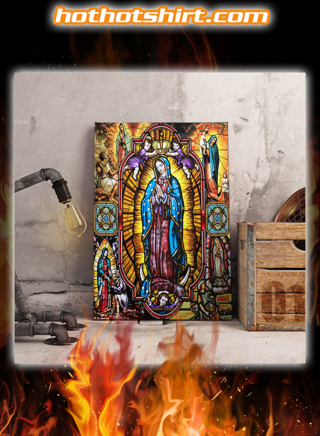Our Lady of Guadalupe Blessed Virgin Mary Canvas