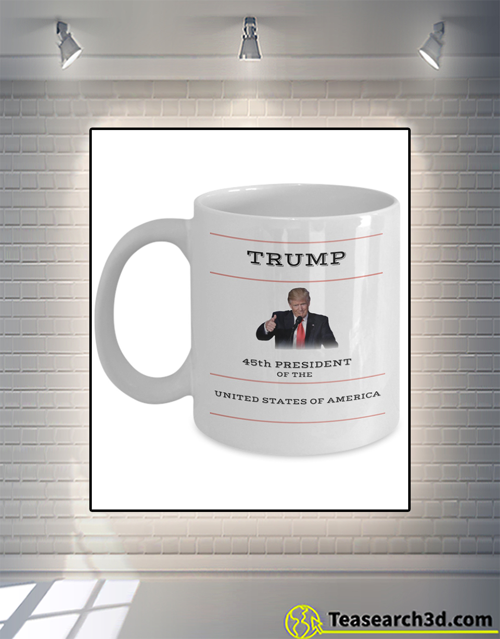 Trump 45th president of the United states of america mug