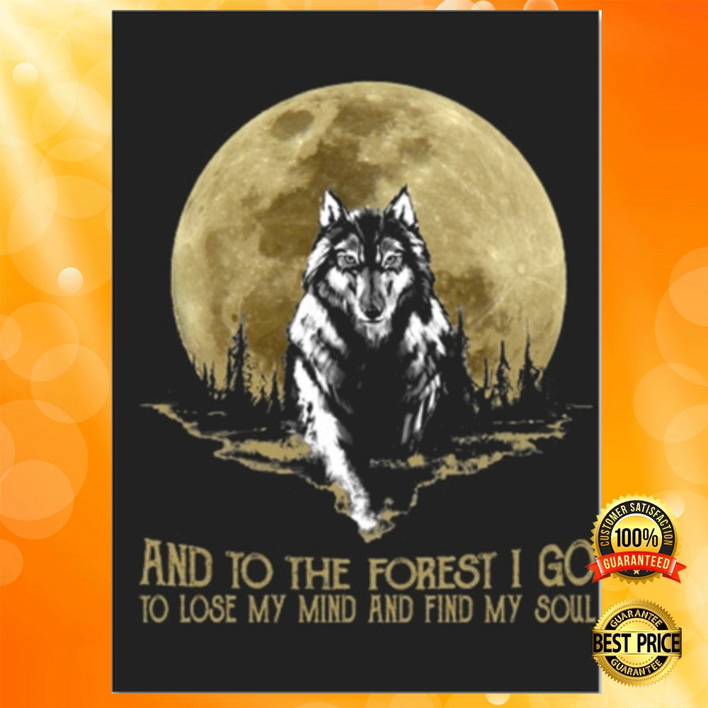 Wolf And Into The Forest I Go To Lose My Mind And Find My Soul Sticker