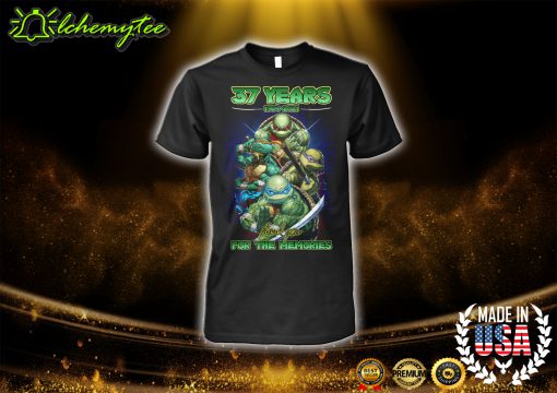 Ninja Turtles 37 years 1984 2021 Thank You For The Memories Hoodie And Shirt
