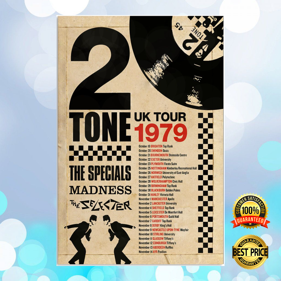 2 Tone Uk Tour 1979 Poster 3