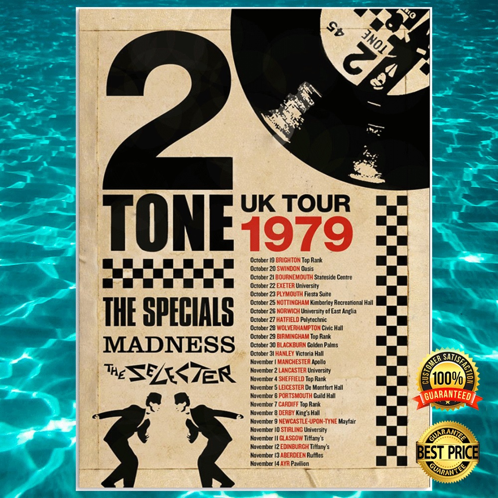 2 Tone Uk Tour 1979 Poster