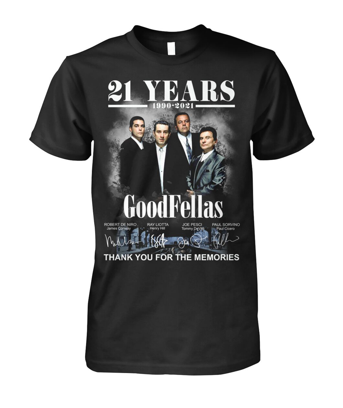 21 years GoodFellas thank you for the memories shirt