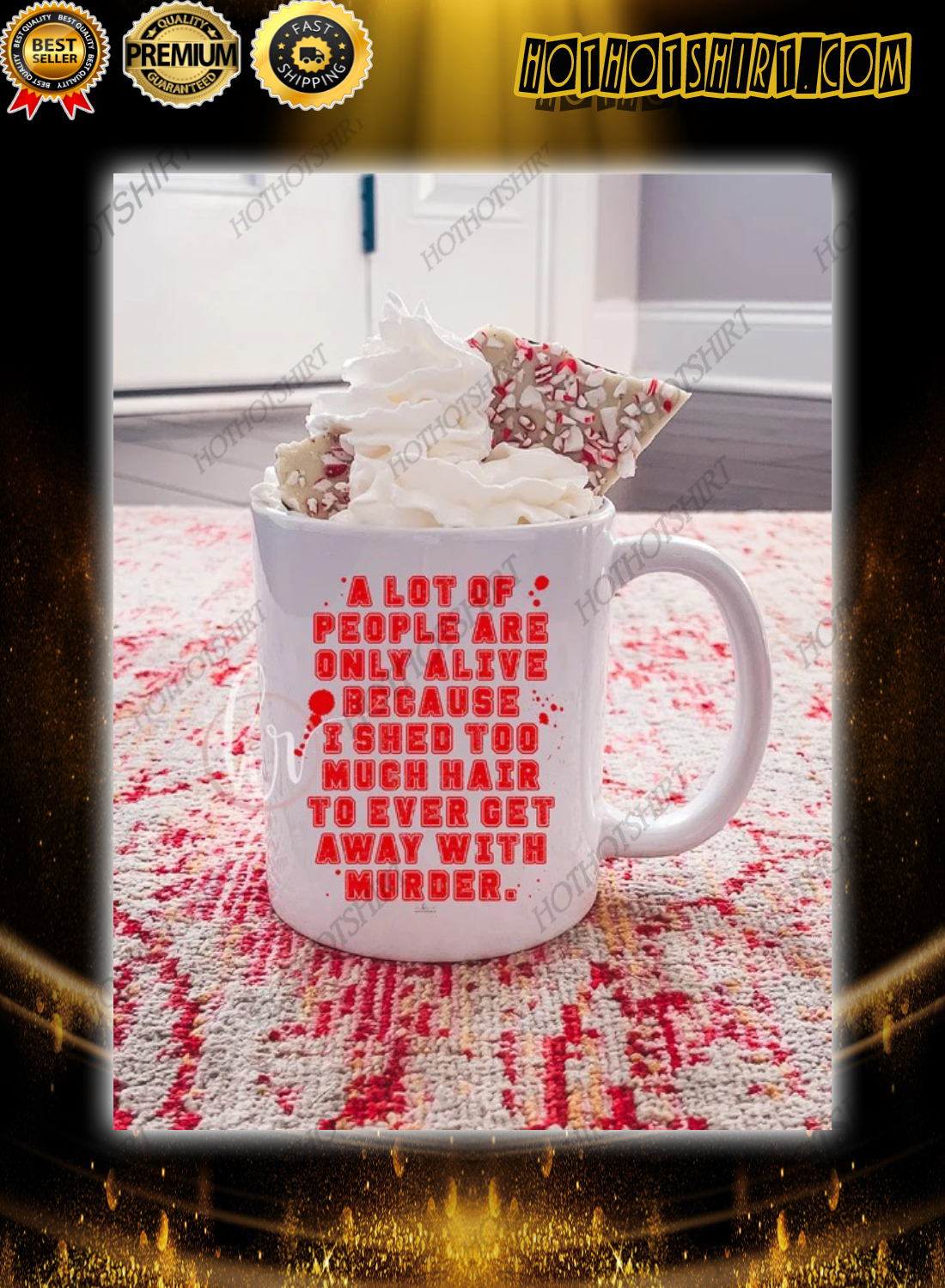 A lot of people are only alive mug