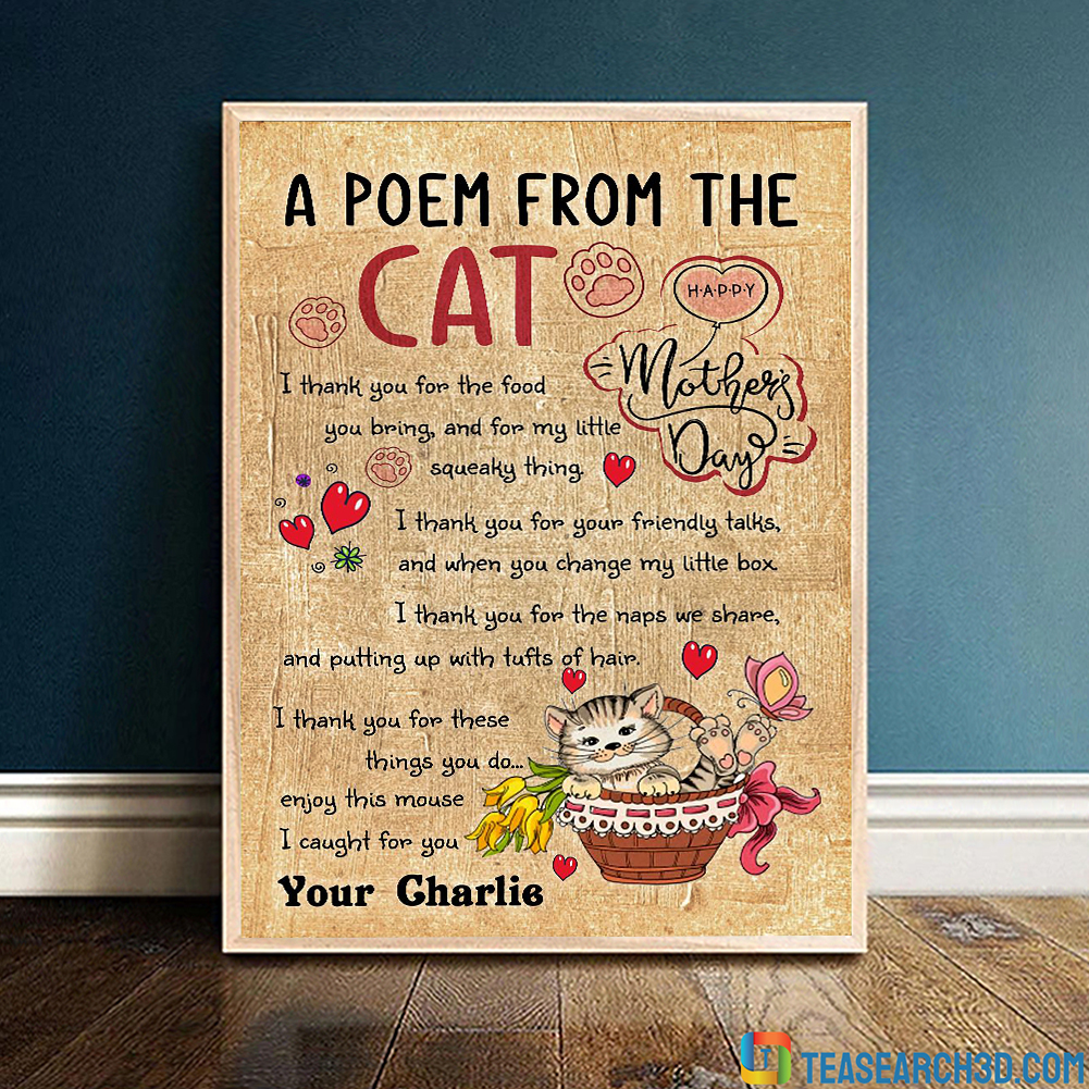 A poem from the cat poster