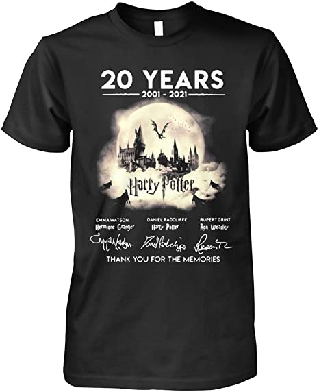 ANDIEZ 20 Years 2001-2021 Harry Pöttér Thank You for The Memories Shirt