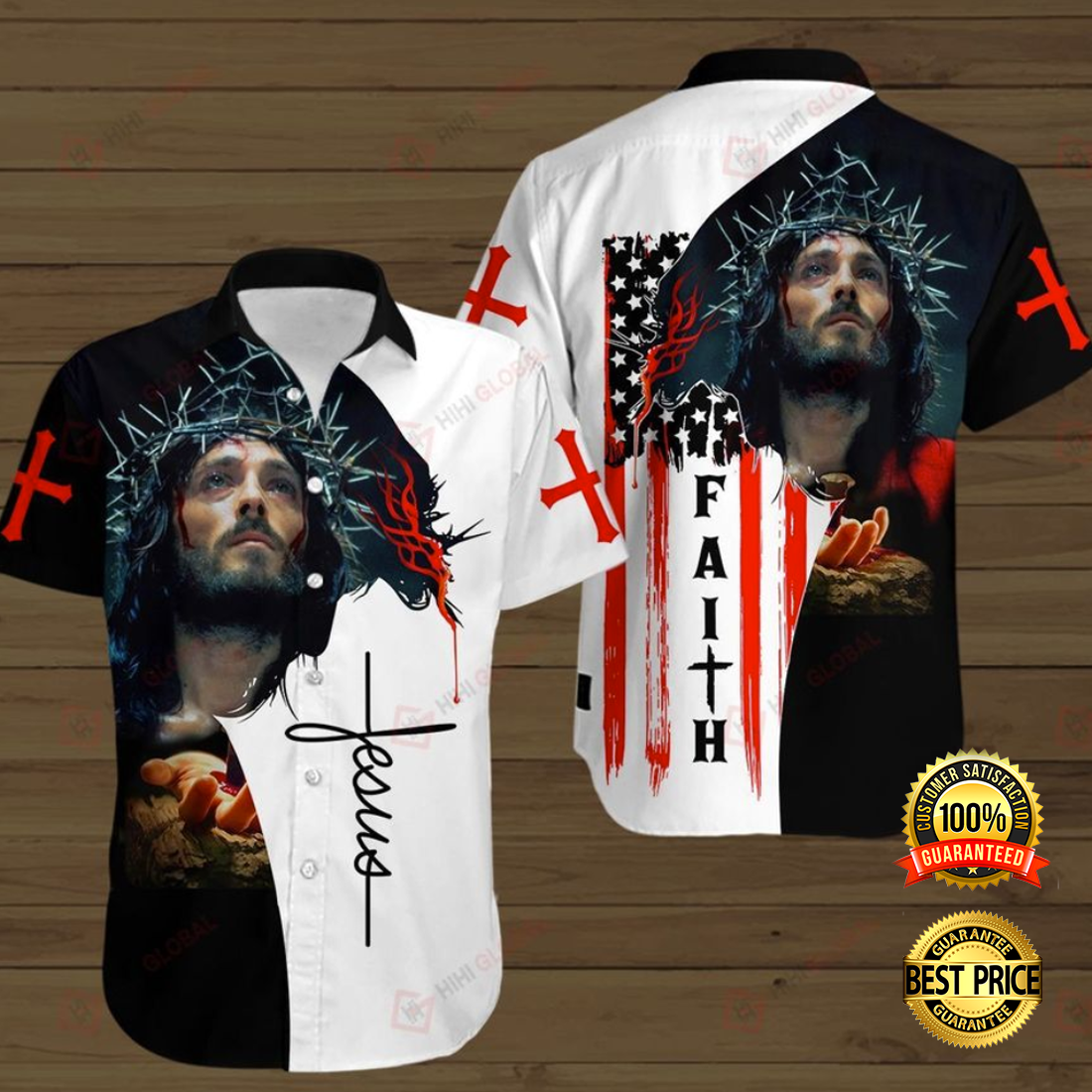 Jesus faith hawaiian shirt 4