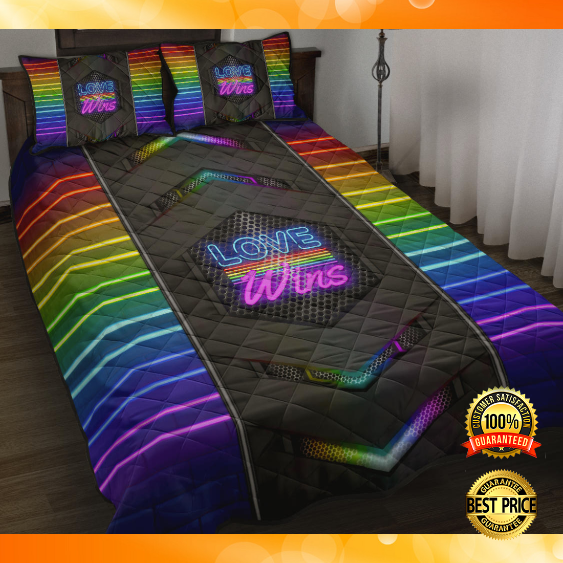 LGBT Love Wins Bedding Set 3