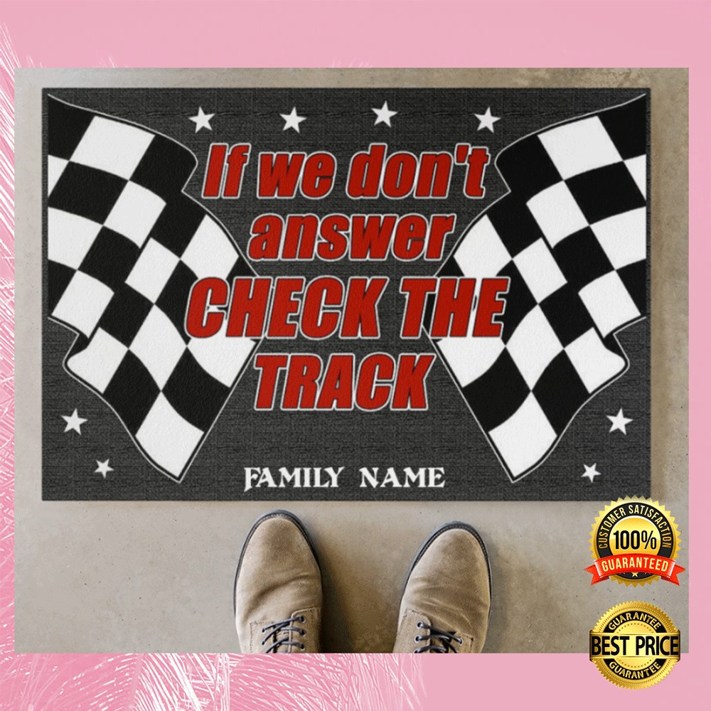 Personalized if we don't answer check the track doormat2