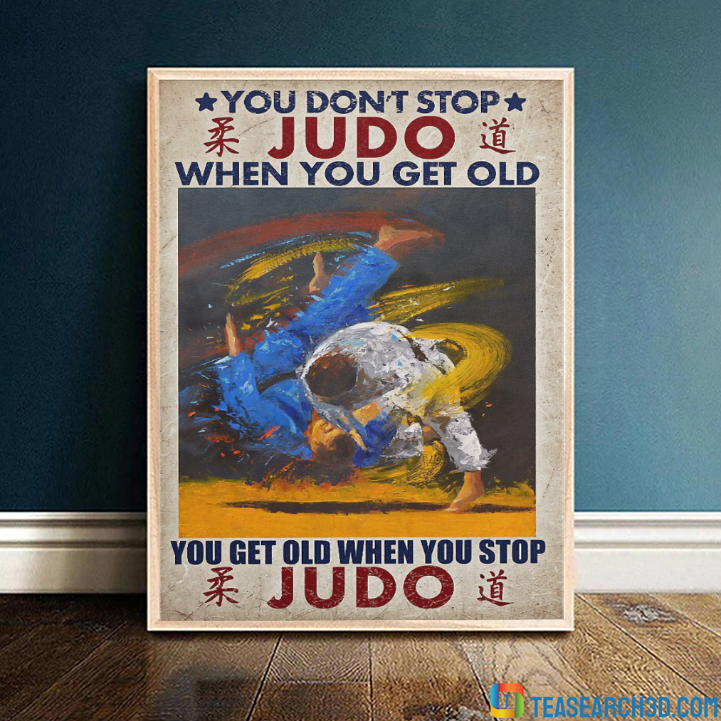 You don’t stop judo when you get old canvas