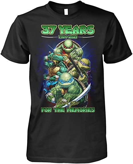 37 Years 1984-2021 Teenäge Mütant Ninja Turtles Lovers Shirt