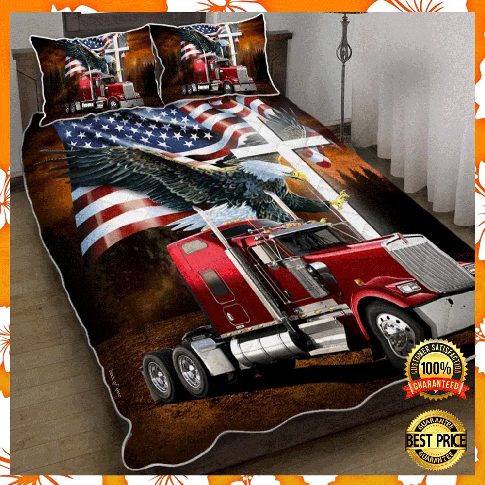 Jesus American Eagle Trucker Beding Set