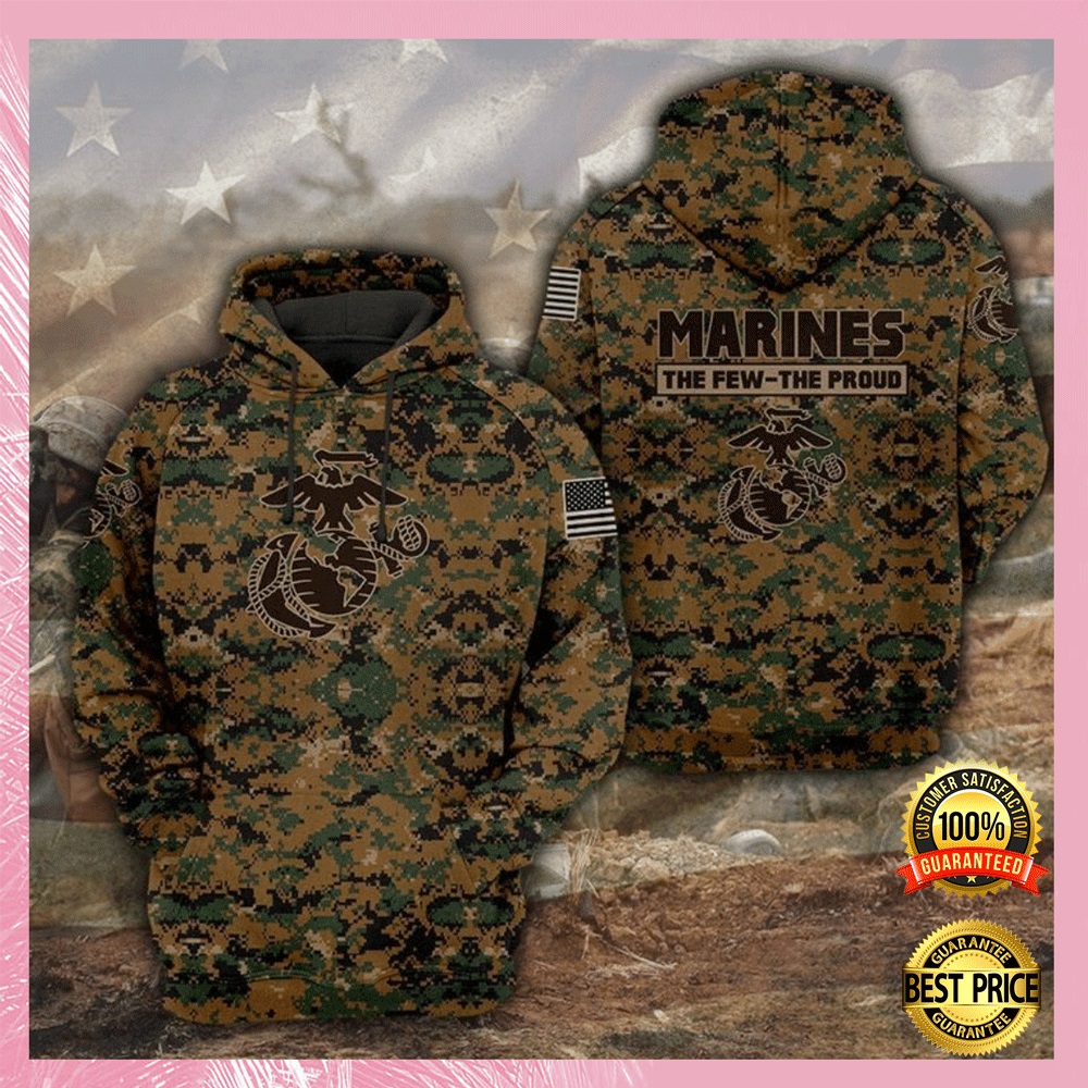 Marines The Few The Proud All Over Printed 3D Hoodie