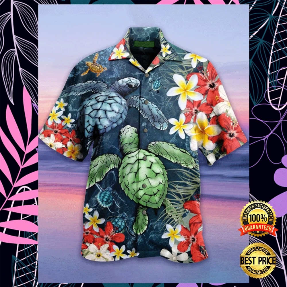 Turtle Tropical Hawaiian Shirt